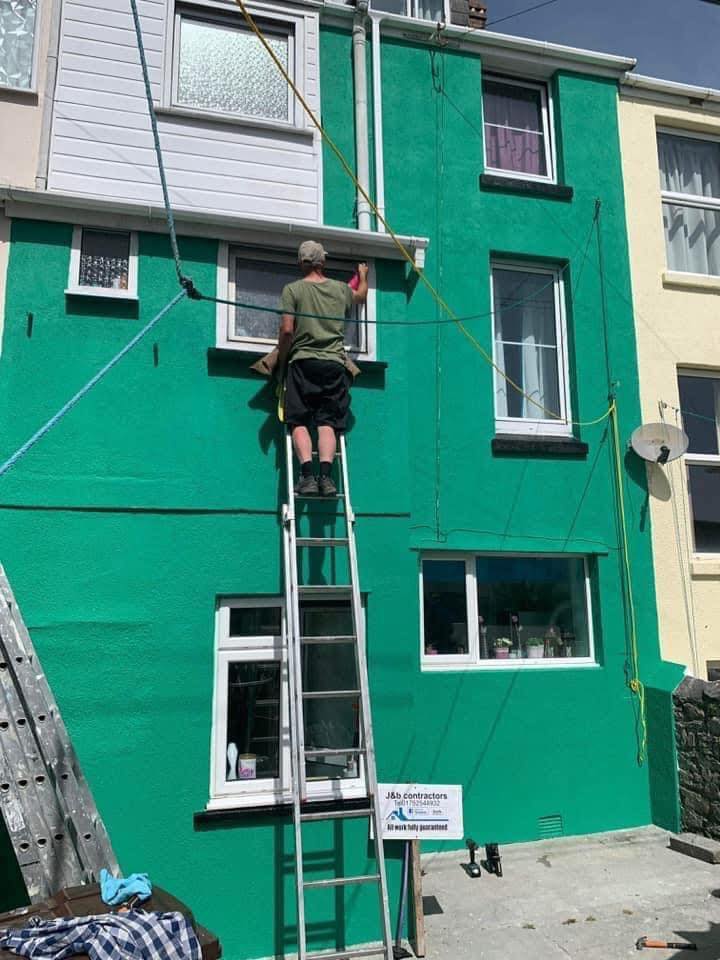 Exterior Painting in Mullion