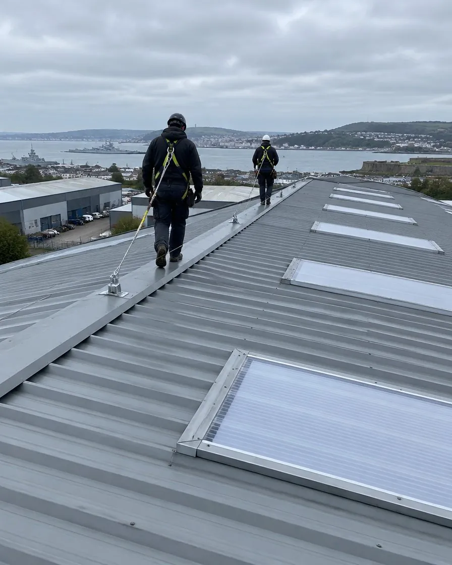 Commercial roofing in Mullion