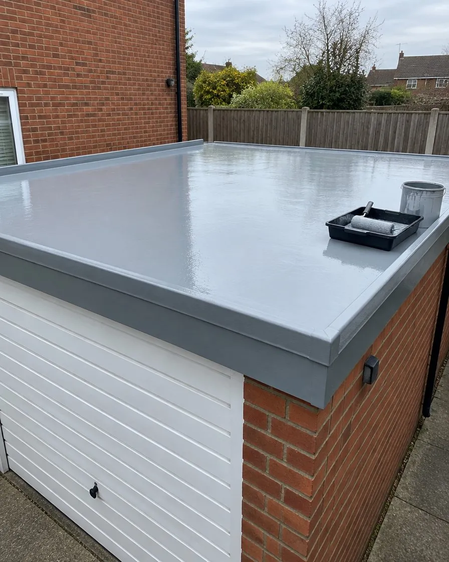 Garage roof replacement in Mullion