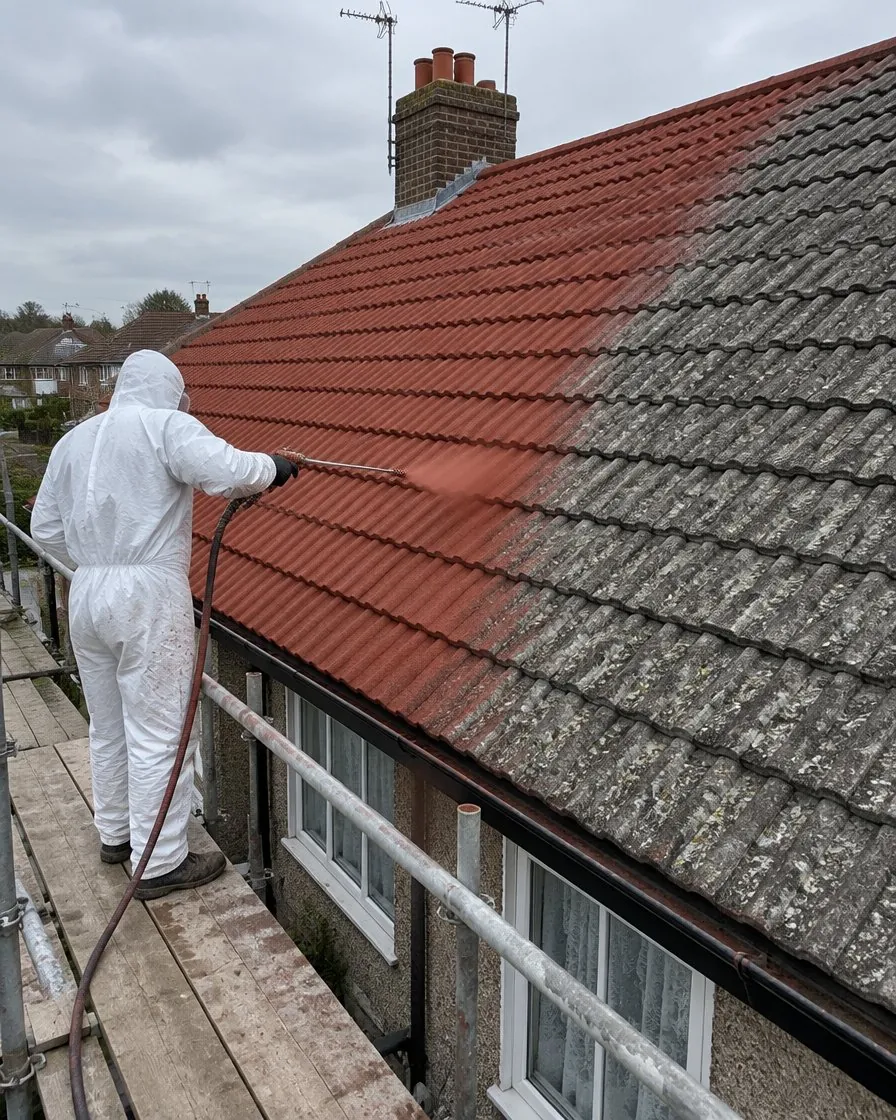 Roof painting and coating in Mullion